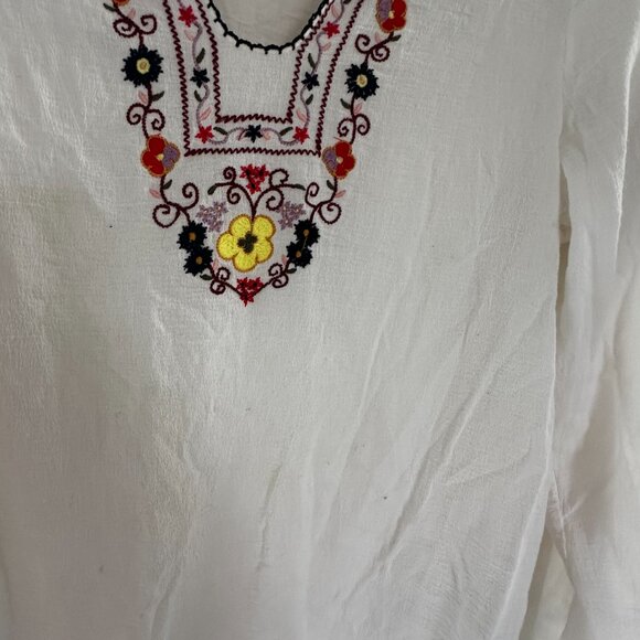 Sugarlips  Embroidered Boho Top - Picture 2 of 6